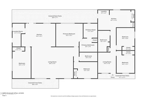 Floorplan - 13839 E Morgan Dr, Gilbert, AZ 85295 photo 1 of 1