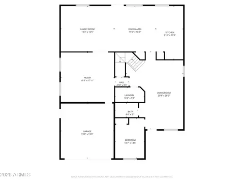 Floorplan - 2538 E Mine Creek Rd, Phoenix, AZ 85024 photo 1 of 2