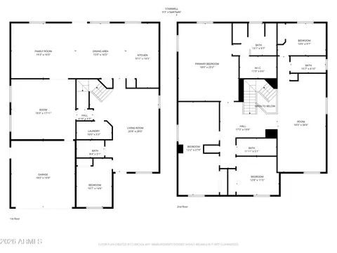 Floorplan - 2538 E Mine Creek Rd, Phoenix, AZ 85024 photo 2 of 2