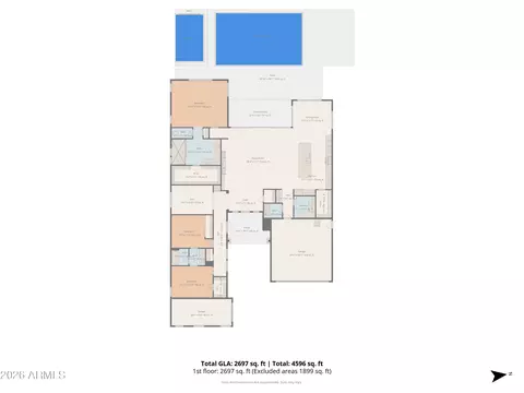 Floorplan - 10237 E Seismic Ave, Mesa, AZ 85212 photo 1 of 2