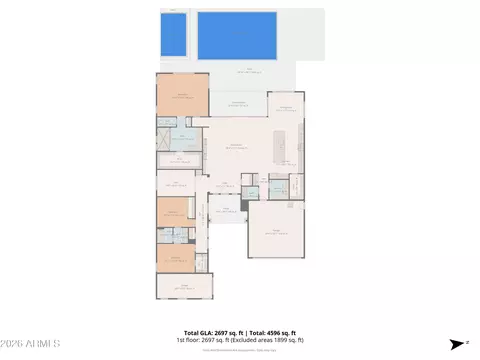 Floorplan - 10237 E Seismic Ave, Mesa, AZ 85212 photo 2 of 2