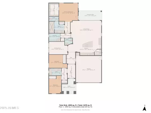 Floorplan - 4252 E Bernice St, Gilbert, AZ 85295 photo 2 of 2