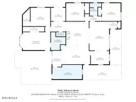 Floorplan - 1607 W Whitton Ave, Phoenix, AZ 85015 photo 2 of 2