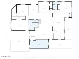 Floorplan - 1607 W Whitton Ave, Phoenix, AZ 85015 photo 1 of 2