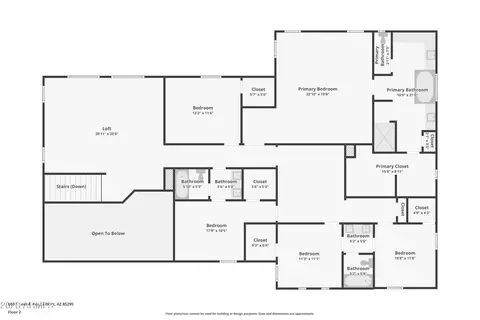 Floorplan - 866 E Lowell Ave, Gilbert, AZ 85295 photo 1 of 2