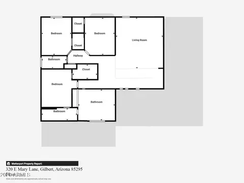 Floorplan - 320 E Mary Ln, Gilbert, AZ 85296 photo 3 of 3