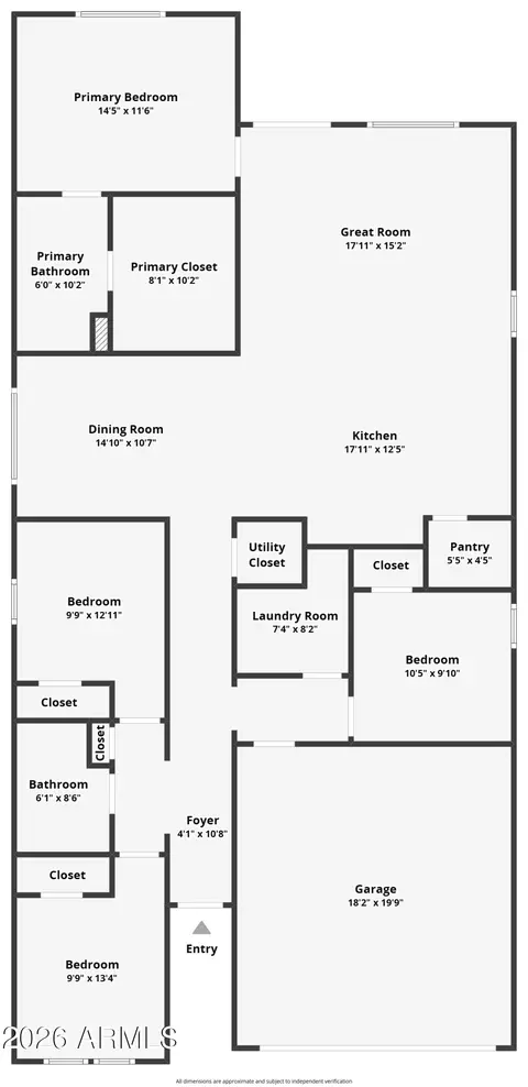 Floorplan - 1243 S Lenora Loop, Benson, AZ 85602 photo 1 of 1