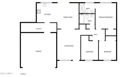 Floorplan - 2339 E Harmony Ave, Mesa, AZ 85204 photo 1 of 1