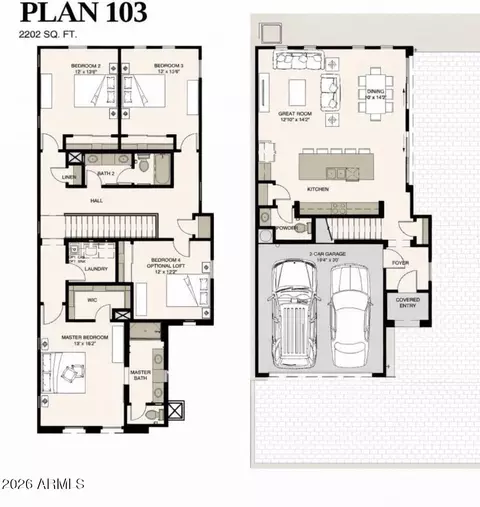 Floorplan - 267 E Aster Dr, Chandler, AZ 85286 photo 1 of 1