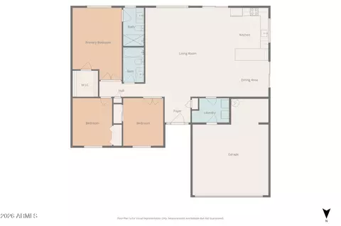 Floorplan - 2647 E Cholla St, Phoenix, AZ 85028 photo 1 of 1
