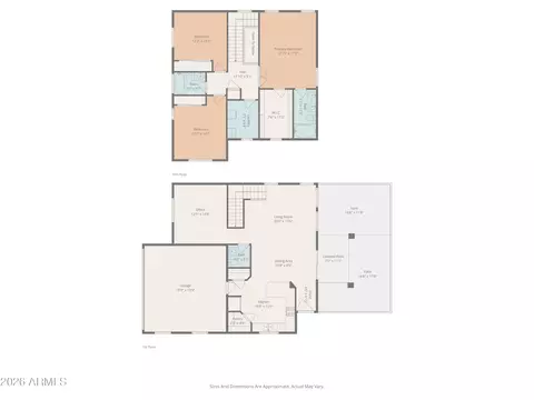 Floorplan - 6337 S Blake St, Gilbert, AZ 85298 photo 1 of 2
