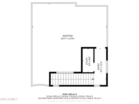 Floorplan - 377 E Windsor Ave #1, Phoenix, AZ 85004 photo 2 of 2