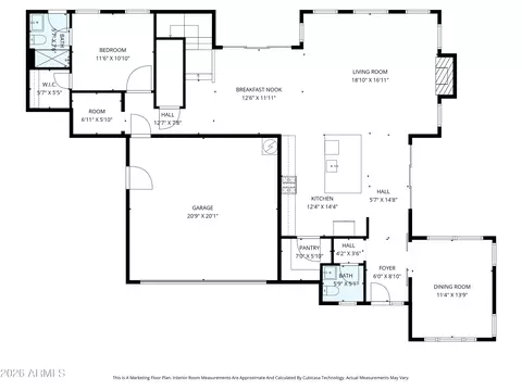 Floorplan - 3814 E Crittenden Ln, Phoenix, AZ 85018 photo 2 of 6
