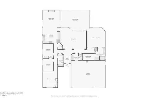 Floorplan - 6719 N 15th Ave, Phoenix, AZ 85015 photo 1 of 1