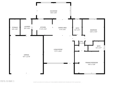 Floorplan - 4022 E Carol Cir, Mesa, AZ 85206 photo 1 of 1