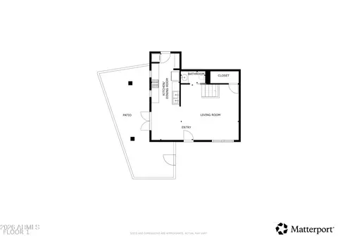 Floorplan - 4716 E Caldwell St #1, Phoenix, AZ 85044 photo 1 of 2