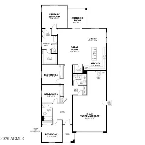 Floorplan - 1071 W Arastra Way, Apache Junction, AZ 85120 photo 1 of 1