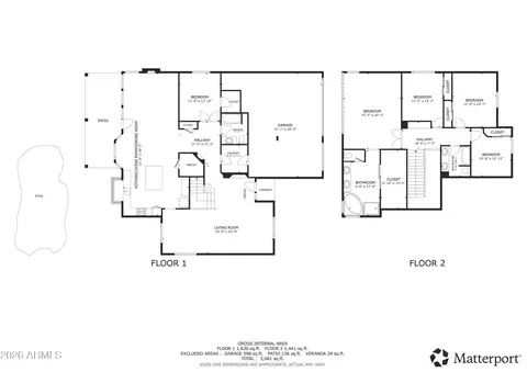 Floorplan - 4564 E Chisum Trl, Phoenix, AZ 85050 photo 3 of 3