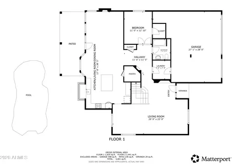 Floorplan - 4564 E Chisum Trl, Phoenix, AZ 85050 photo 1 of 3
