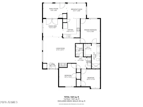 Floorplan - 1919 E Velvet Dr, Tempe, AZ 85284 photo 1 of 2