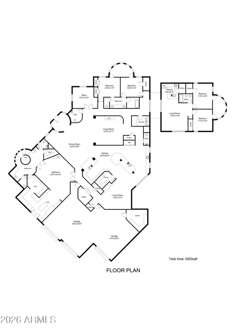 Floorplan - 2005 N Pomelo --, Mesa, AZ 85215 photo 2 of 2