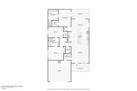 Floorplan - 1434 E Weldon Ave, Phoenix, AZ 85014 photo 1 of 1