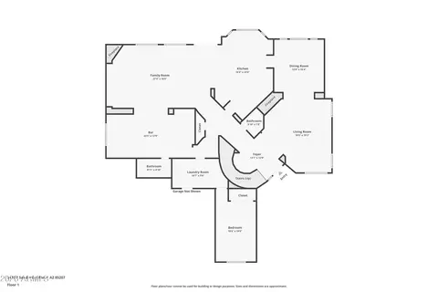 Floorplan - 7418 E Sandia Cir, Mesa, AZ 85207 photo 1 of 3