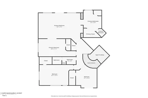 Floorplan - 7418 E Sandia Cir, Mesa, AZ 85207 photo 2 of 3
