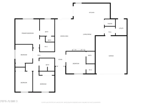 Floorplan - 3423 E Beryl Ln, Phoenix, AZ 85028 photo 1 of 1