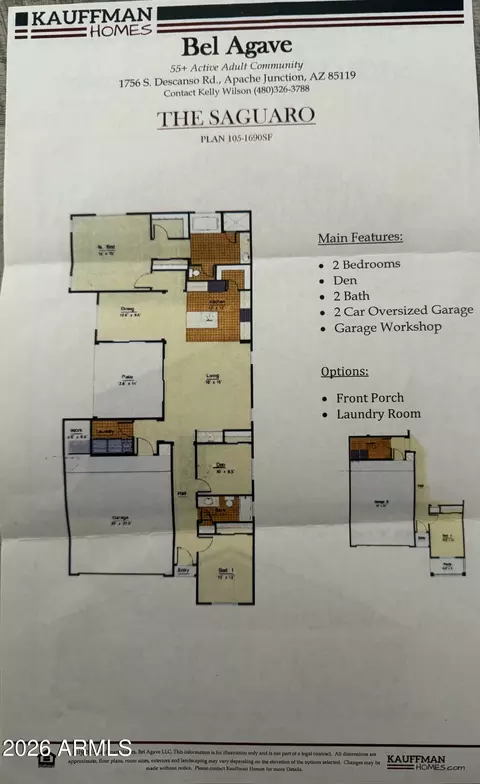 Floorplan - 1792 S Hayley Rd, Apache Junction, AZ 85119 photo 1 of 1
