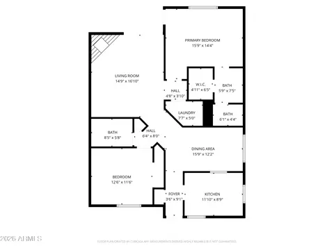 Floorplan - 7061 E Broadway Rd #48, Mesa, AZ 85208 photo 1 of 2