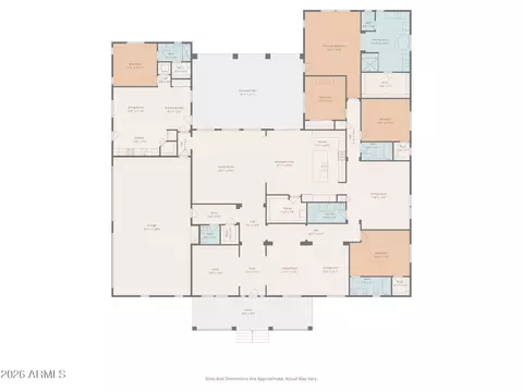 Floorplan - 4282 Estrella Ct, Gilbert, AZ 85296 photo 1 of 1
