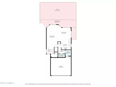 Floorplan - 4034 E Chambers St, Phoenix, AZ 85040 photo 2 of 3