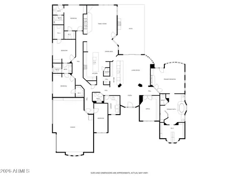 Floorplan - 1128 E Desert Ct, Gilbert, AZ 85234 photo 4 of 6