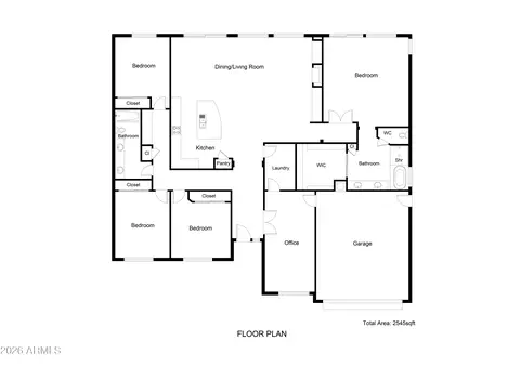 Floorplan - 3113 E Boston St, Gilbert, AZ 85295 photo 1 of 2