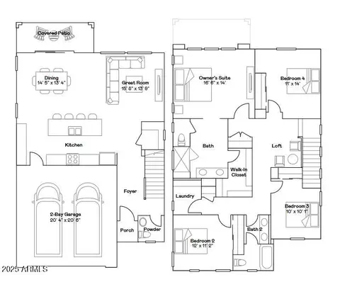 Floorplan - 10202 E Ulysses Ave, Mesa, AZ 85212 photo 1 of 1