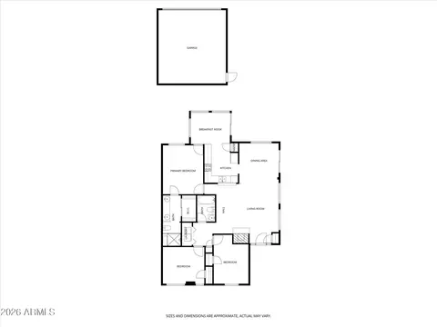 Floorplan - 1914 E Citation Ln, Tempe, AZ 85284 photo 2 of 2