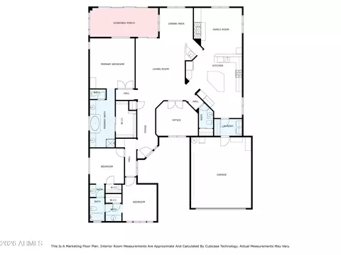 Floorplan - 755 E Orchid Ln, Gilbert, AZ 85296 photo 1 of 2