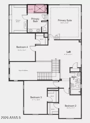 Floorplan - 5762 S Bailey --, Mesa, AZ 85212 photo 2 of 3