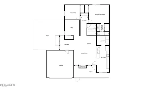 Floorplan - 640 E Boca Raton Rd, Phoenix, AZ 85022 photo 1 of 1