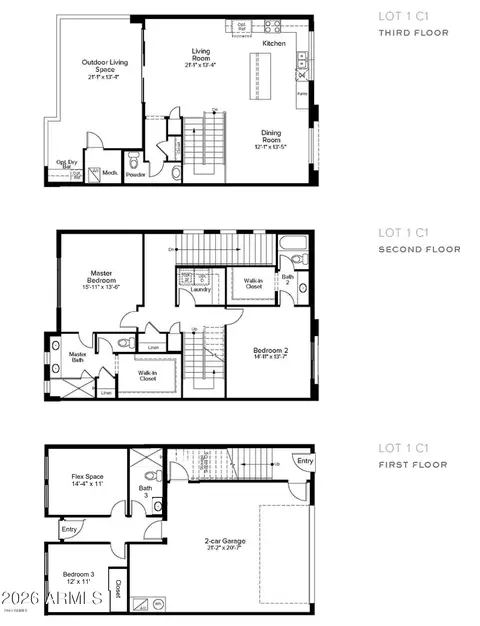 Floorplan - 4331 N 27th Pl, Phoenix, AZ 85016 photo 1 of 1
