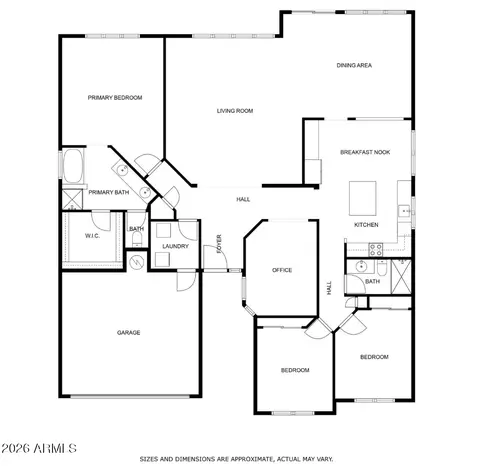 Floorplan - 389 E Arabian Dr, Gilbert, AZ 85296 photo 1 of 1