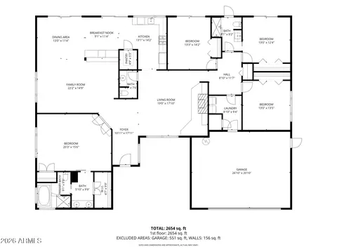 Floorplan - 5847 N 46th St, Phoenix, AZ 85018 photo 1 of 2
