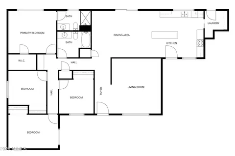 Floorplan - 2843 E Cortez St, Phoenix, AZ 85028 photo 1 of 1