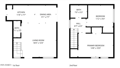 Floorplan - 5002 E Hazel Dr #2, Phoenix, AZ 85044 photo 1 of 1