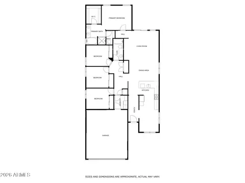 Floorplan - 2053 E Saddlebrook Ct, Gilbert, AZ 85298 photo 1 of 1