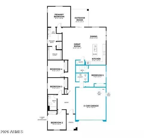 Floorplan - 10224 S Dutchman Dr, Apache Junction, AZ 85120 photo 1 of 1
