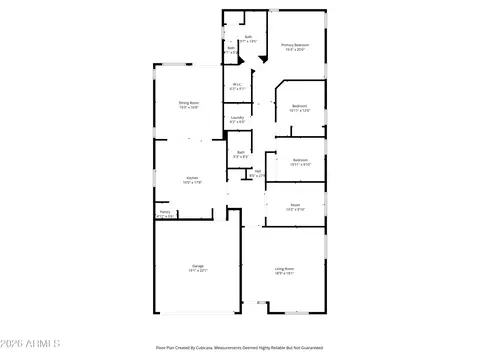 Floorplan - 2807 E Questa Dr, Phoenix, AZ 85024 photo 1 of 1