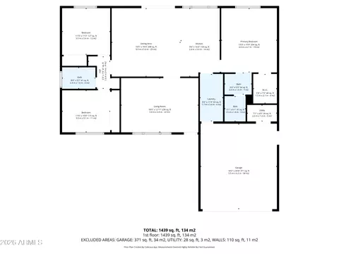 Floorplan - 3630 E Marmora St, Phoenix, AZ 85032 photo 1 of 1
