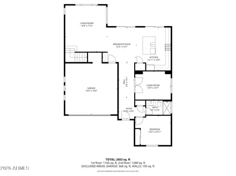 Floorplan - 1310 E Springfield Pl, Chandler, AZ 85286 photo 1 of 6